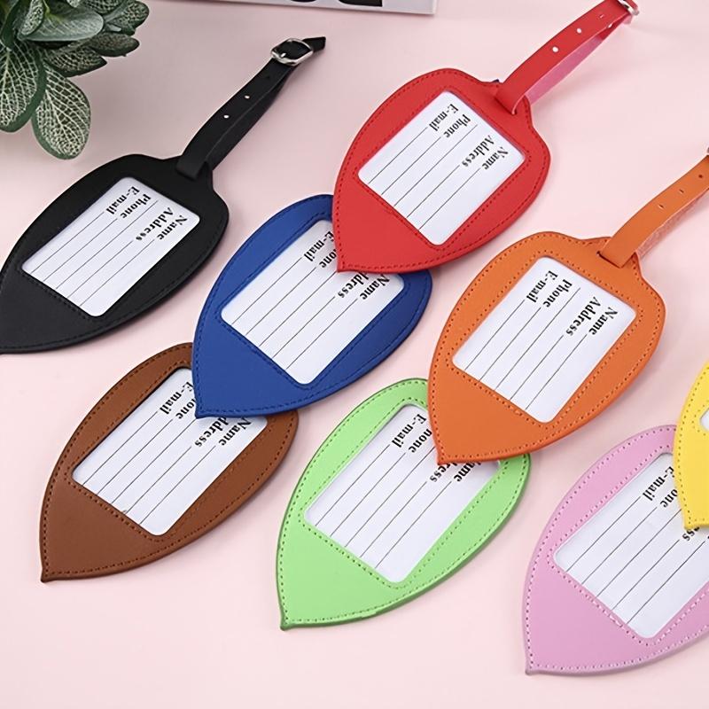 4 шт. кожаная дорожная бирка, защитная багажная бирка с листом, багажная бирка, багажная бирка